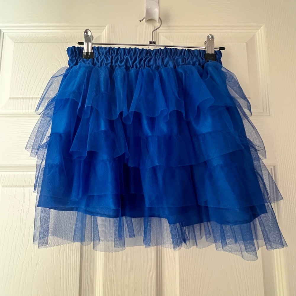 Spirit of Halloween Blue Tulle Skirt Size Small
